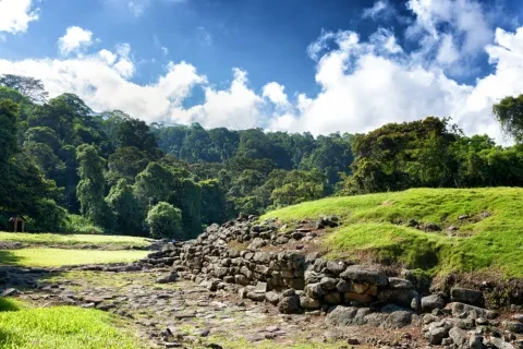Site archéologique de Guayabo. Ruines précolombiennes près du volcan Turrialba, Costa Rica