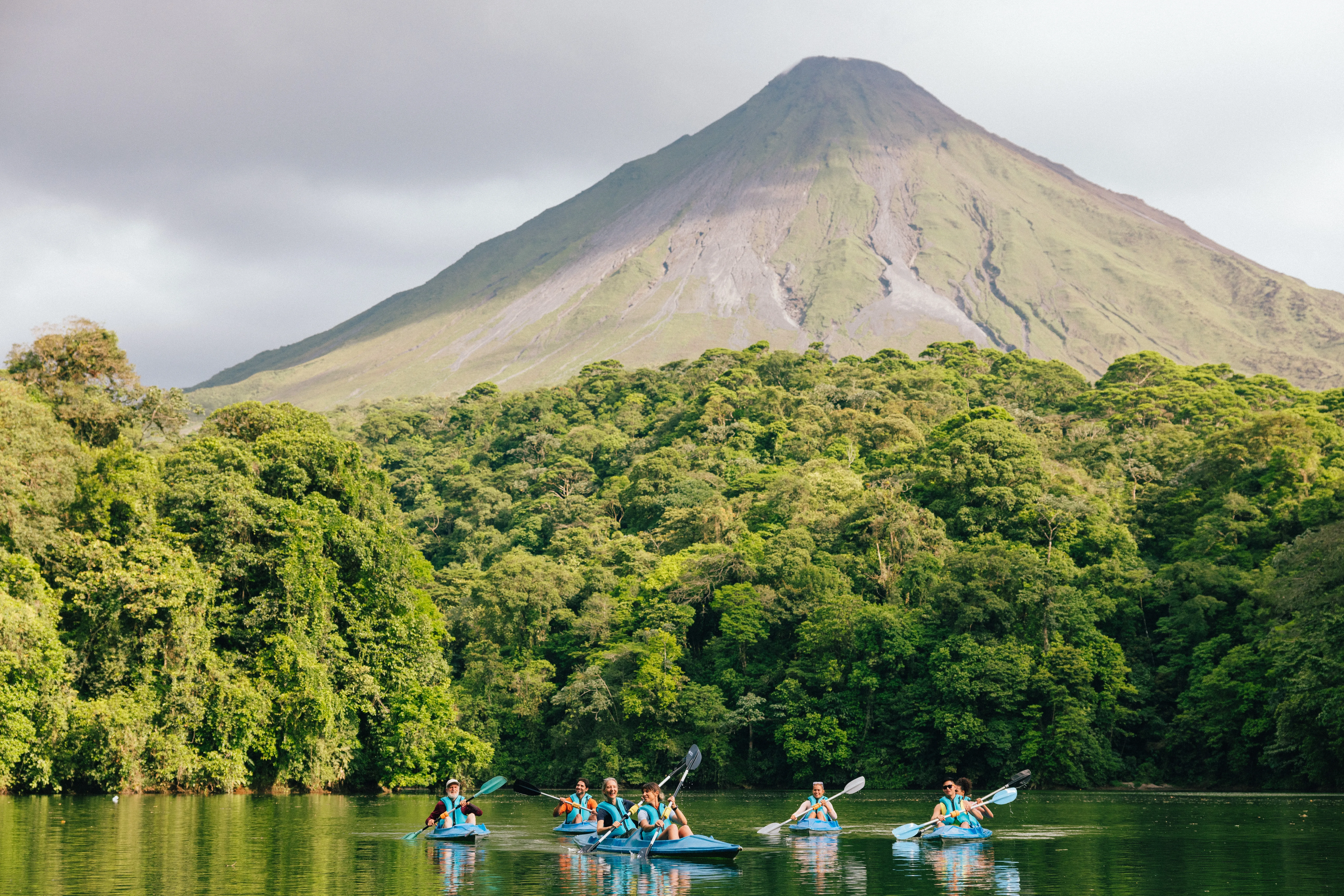 Kayakistes du volcan Arenal La Fortuna